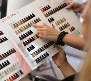 مرکز رنگ و لایت مو در همدان